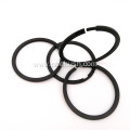 Wear resistant carbon filled PTFE piston backup ring